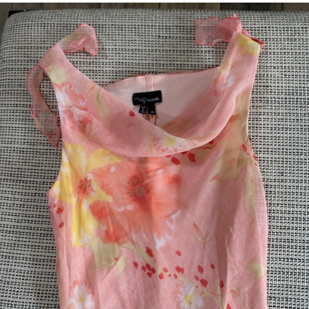 Stunning vintage cowl neck dress